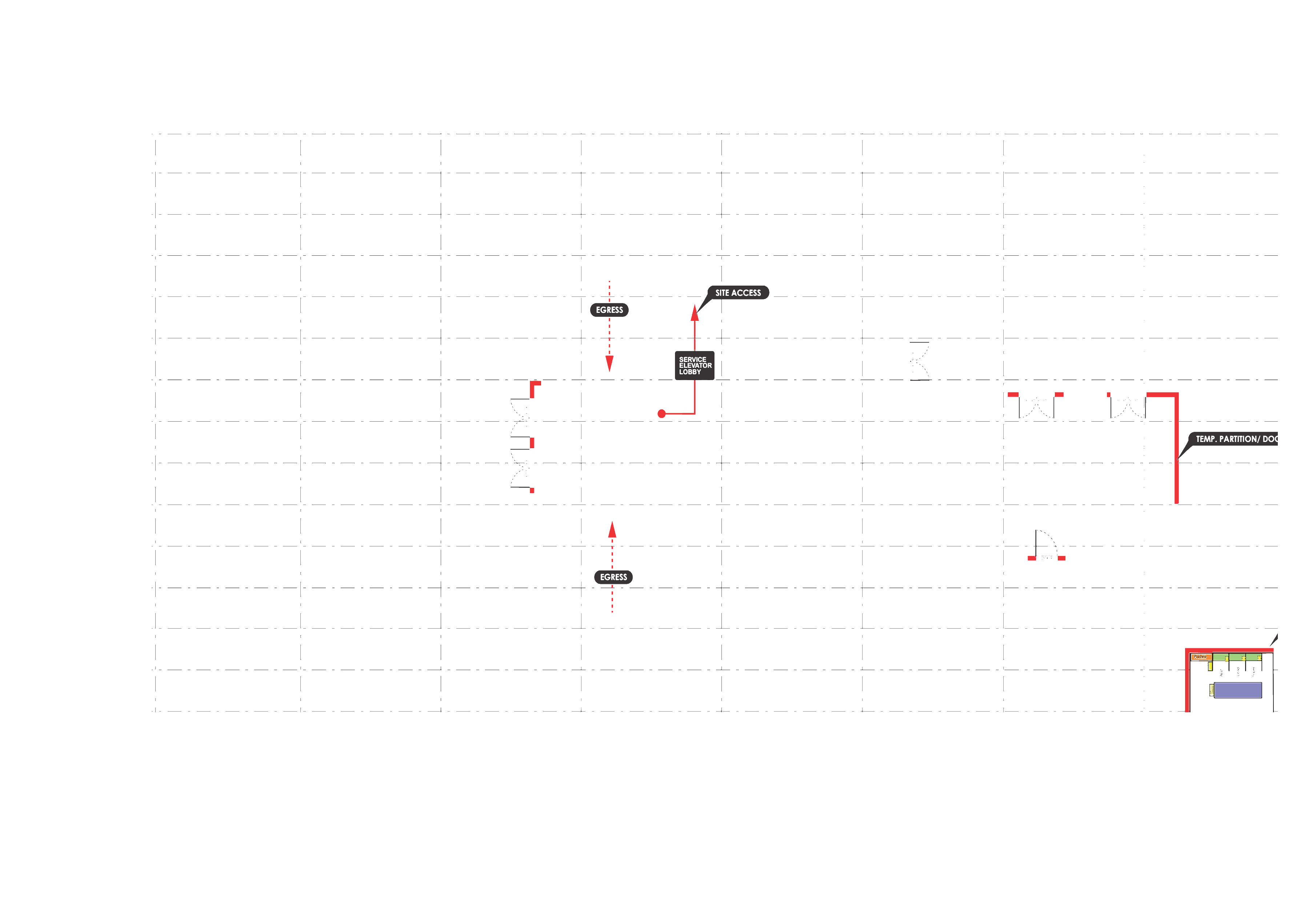 Floor 35 logistics overlay layer