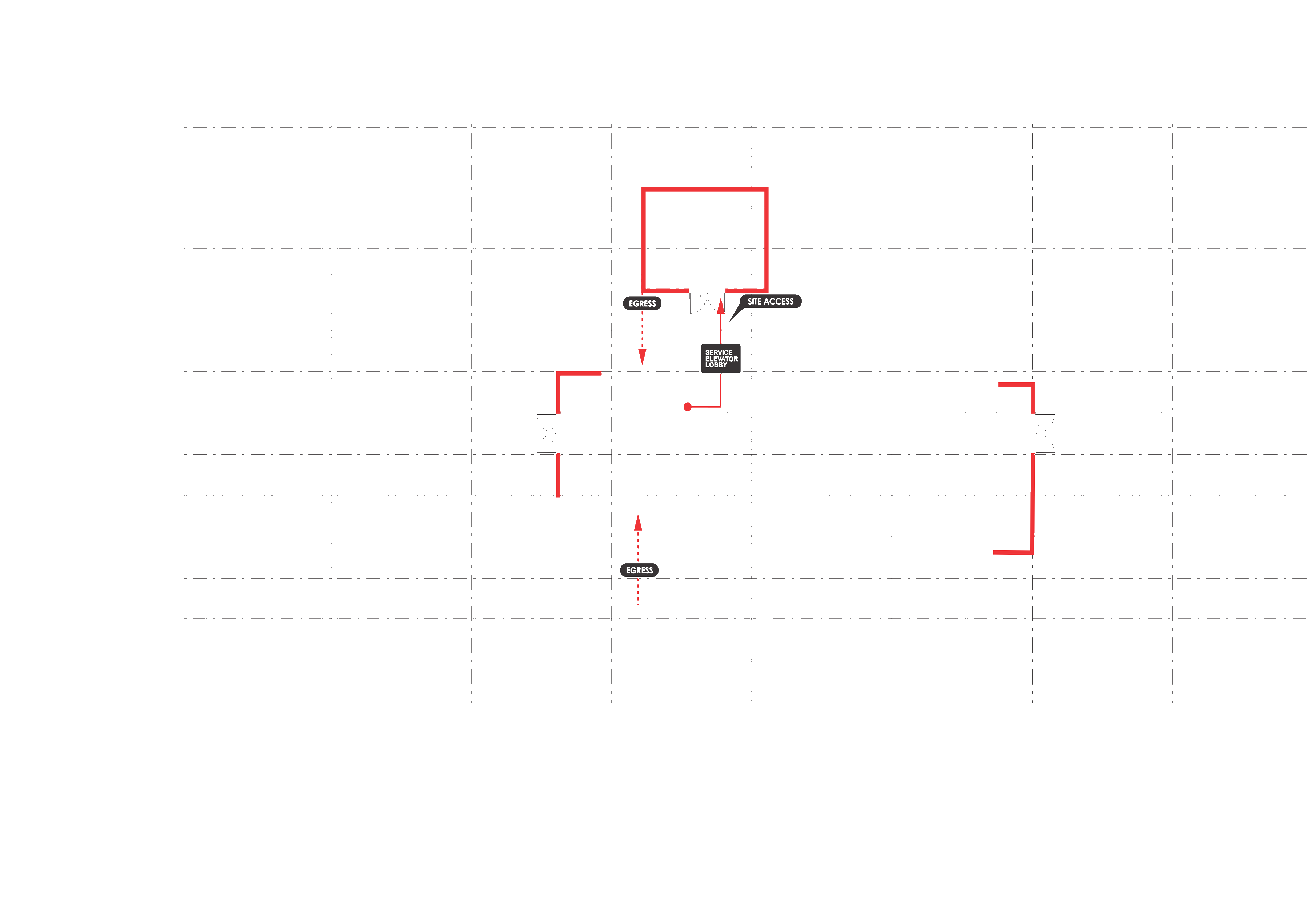 Floor 43 logistics overlay layer