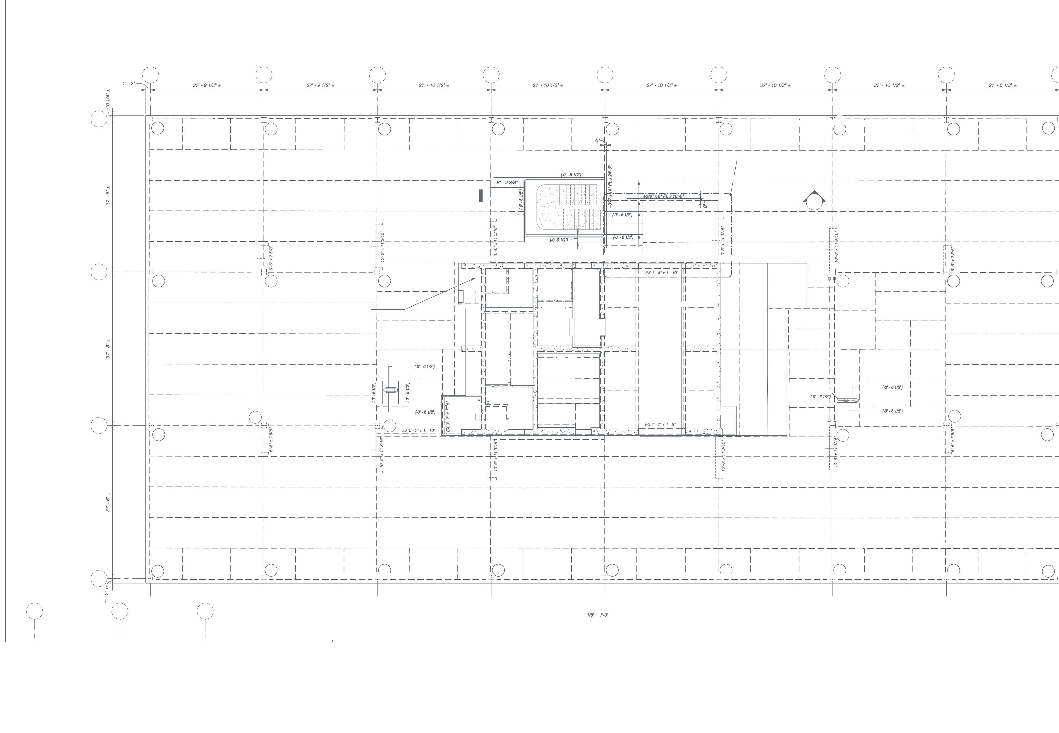 Floor 44 structural framing plan layer